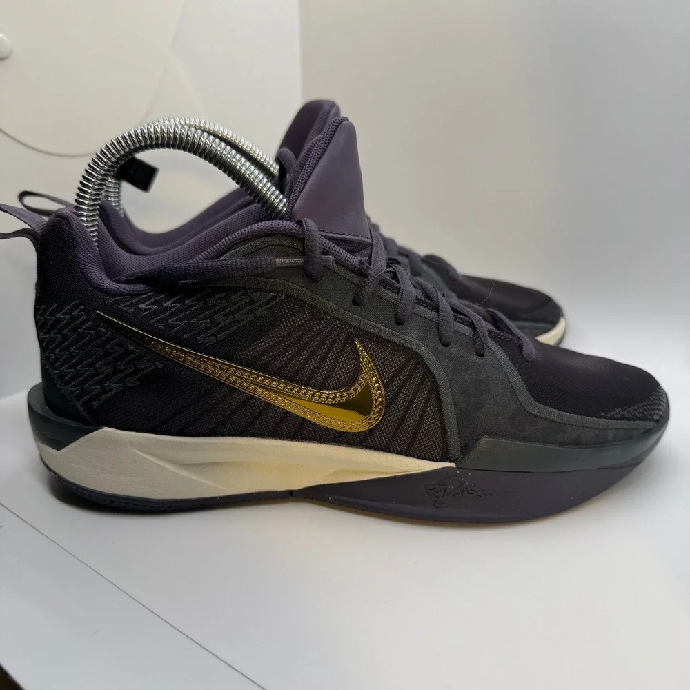Nike Sabrina Ionescu Basketball Shoes Size 5.5Y Youth Purple Gold FZ7302‎ 500